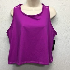 Superfit Hero Water Fit Womens XL Crop Tank Top Purple NWT
