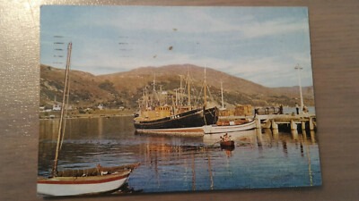 Postkarte Ullapool The Pier Ross shire A summer evening study  21.09.1971 gel_
