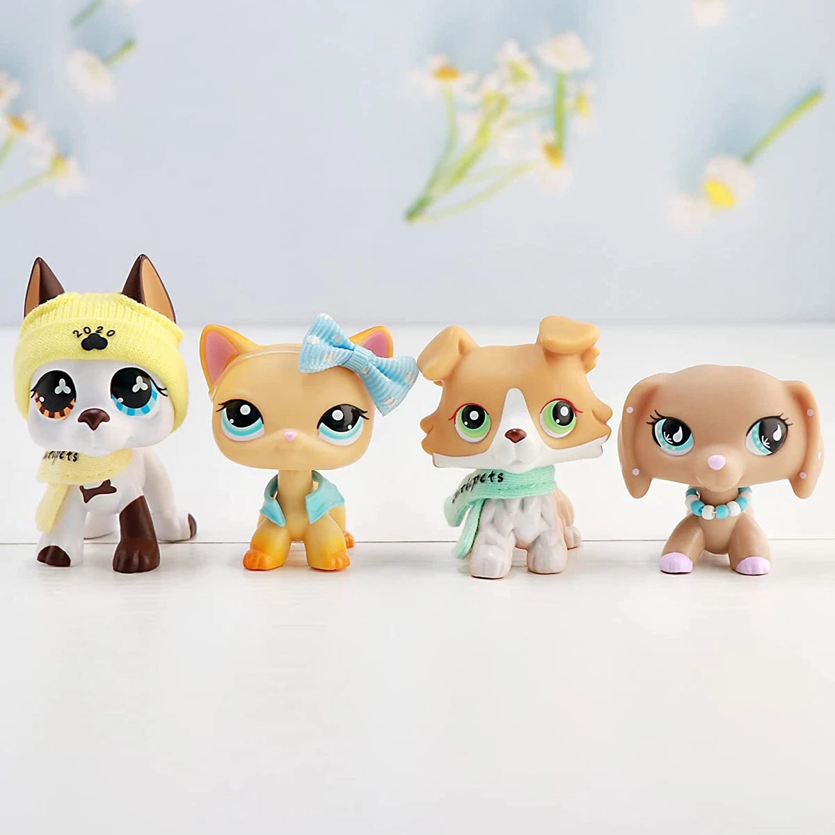 LPS CAT Littlest pet shop Toys cute cats great dane dogs collie