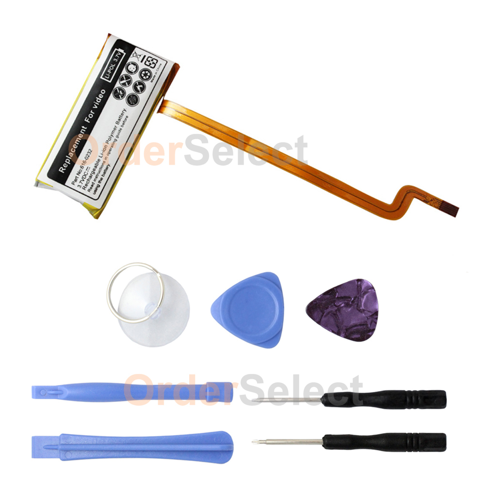 Fenzer Replacement Battery for Apple iPod 7th Gen Classic 120GB 160GB + Tool Kit