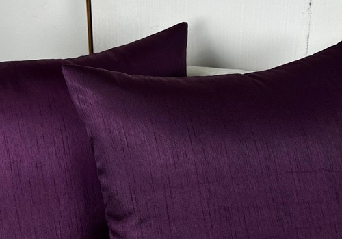 Aiking Home Solid Faux Silk Decorative Pillow Cover (Set of 2), multi-size/color - Picture 32 of 77