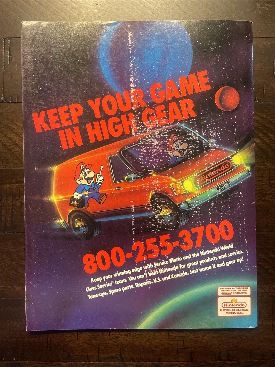 Nintendo Power Issue Volume 39 Mario Paint with POSTER & Inserts