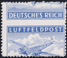 Deutsches Reich Feldpost Nr. 1B postfrisch ** "Verz&auml;hnung"