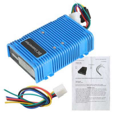 30A Golf Cart 36/48V to 12V Voltage Reducer Converter For Club Car E-Z-GO Yamaha