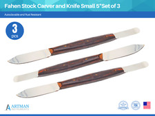 Fahen Stock Carver and Knife Small 5" Set of 3 ARTMAN