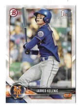 Jarred Kelenic 2018 Bowman Draft 1st Bowman RC Rookie #BD6 Seattle Mariners 