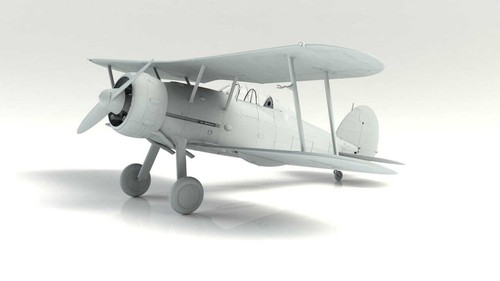 ICM 32043 - 1:32 Gloster Gladiator Mk.I con pilotos británicos en uniforme tropical - Imagen 3 de 7