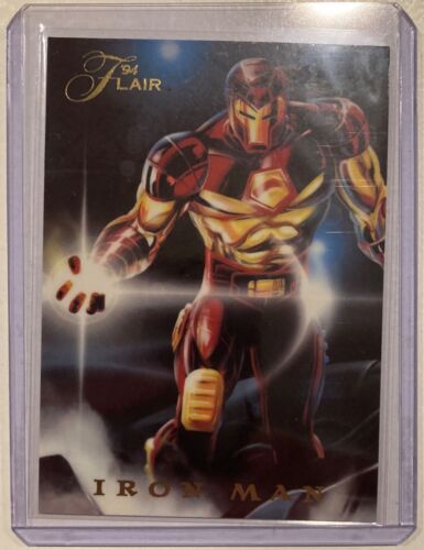 1994 Marvel Universe IRON MAN Power Blast Card #3 of 18 - Near Mint - Afbeelding 1 van 2