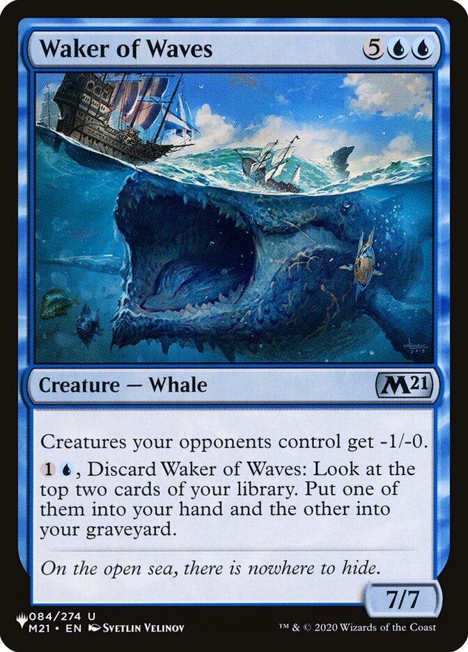 MTG Magic the Gathering Waker of Waves (M21-84/2869) The List NM
