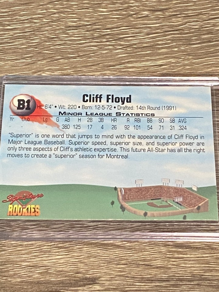Cliff Floyd Promo 1 Of 1 10 000 RC EBay cliff-floyd-promo-1-of-1-10-000-rc-ebay