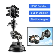 360° Suction Cup Phone Mount Ultra-Stable Universal Holder Dashboard Windshield