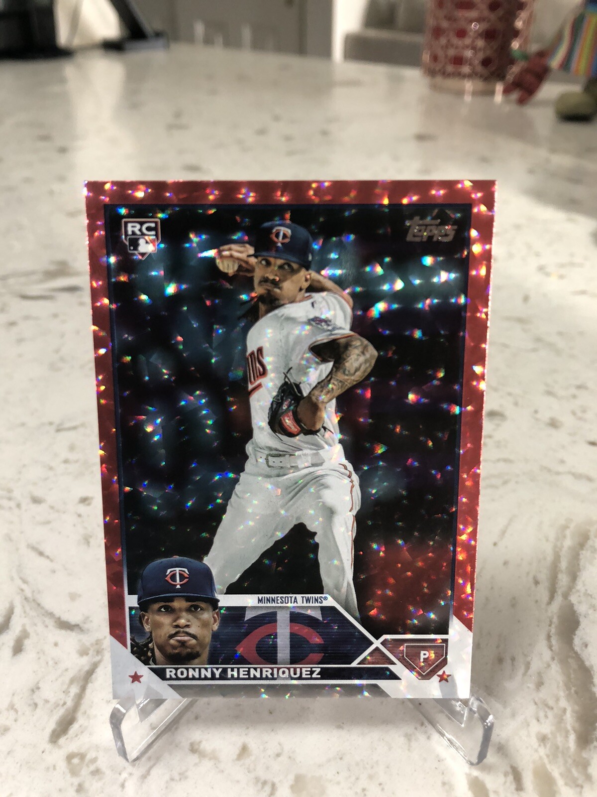 2023 Topps Series 2 Red Foil /199  Ronny Henriquez RC Minnesota Twins #372