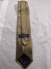 Brooks Brothers Makers Silk Tie Geometric Woven In England Made In USA.