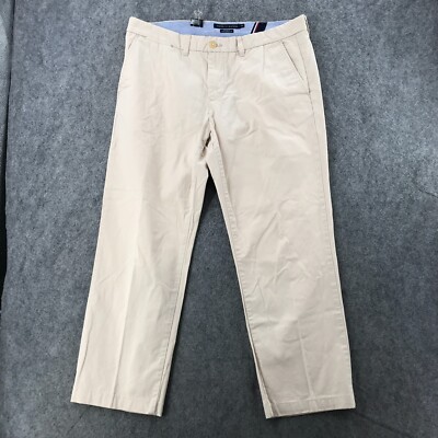 Tommy Hilfiger Pants Womens Actual Size 36x27 DIY Shortened Custom Fit Tan Khaki