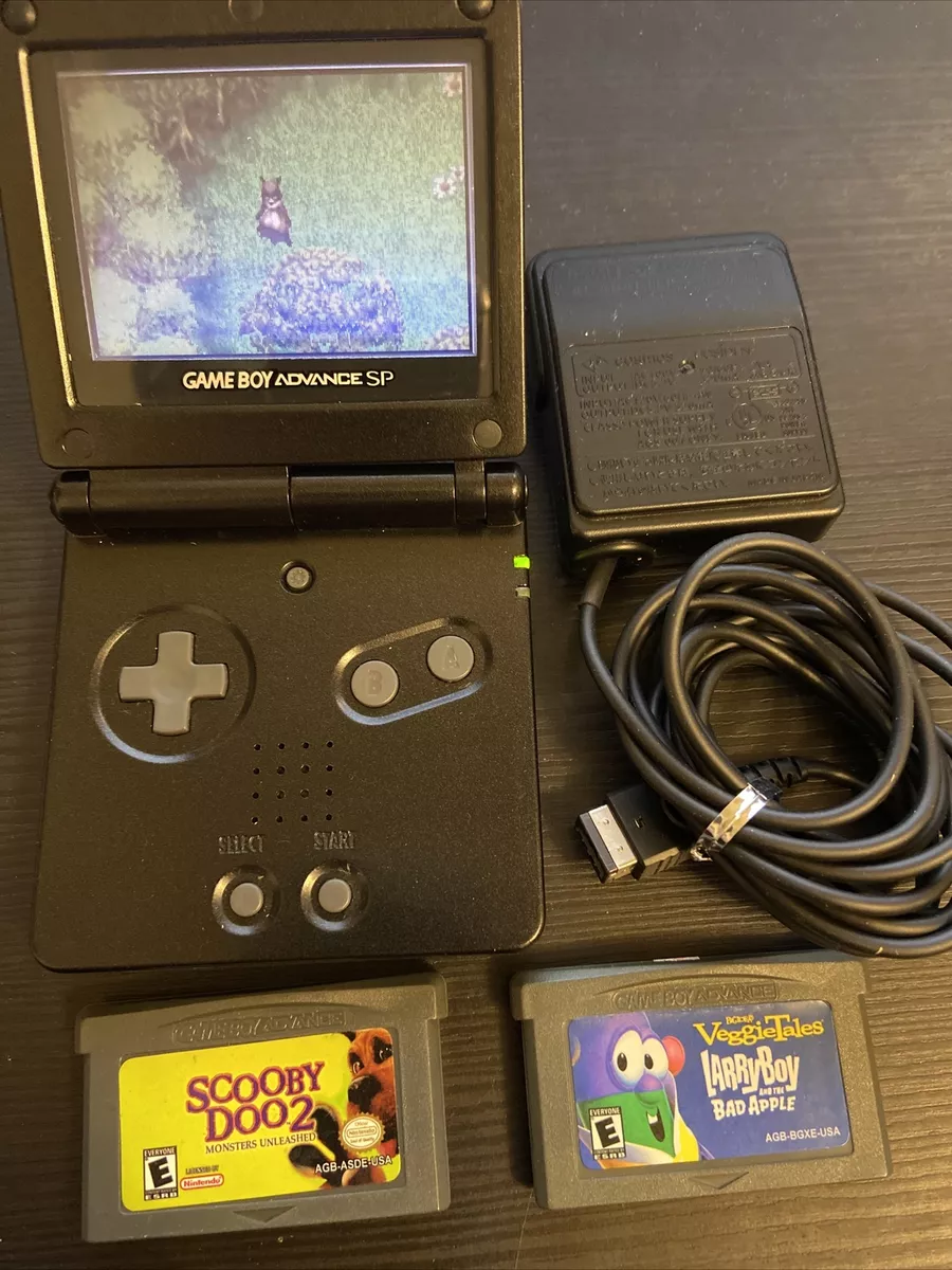 Onyx Black Gameboy Advance SP System Used