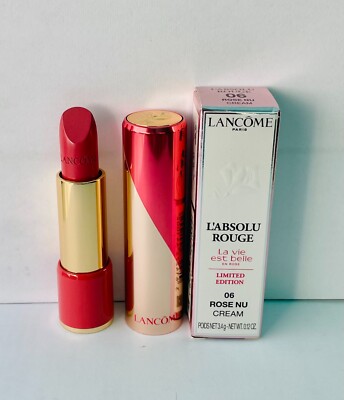 Lancome L'ABSOLU ROUGE La Vie Est Belle 06 Rose Nu Cream
