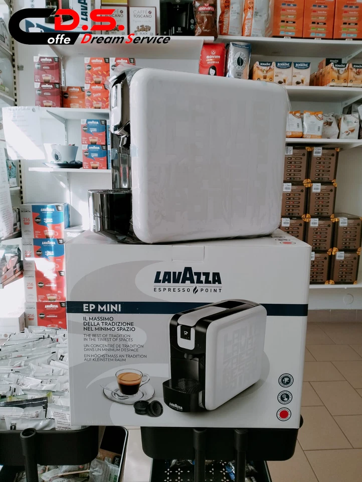 LAVAZZA EP MINI BIANCA - CON CAPSULE CAFFÈ IN OMAGGIO - Immagine 2 di 2