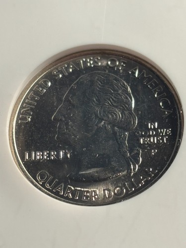 West Virginia 2005-P Quarter Reverse Die Break @4:00 CUD Mint Error NGC MS 64 - Picture 5 of 5