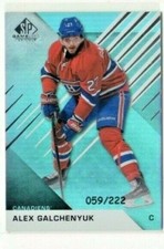 2016-17 UD SP Game Used Edition Rainbow ALEX GALCHENYUK 059/222  [Mint]