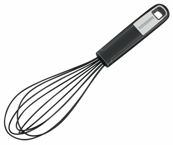 Fackelmann Schneebesen 26 Cm Aus Silikon Schwarz RüHrbesen KüChenhelfer Sense-image