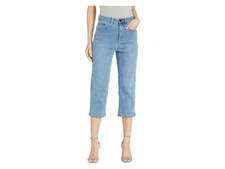 French Dressing Jeans Capri style.  Blue Denim Size 8P For the smaller lady. 