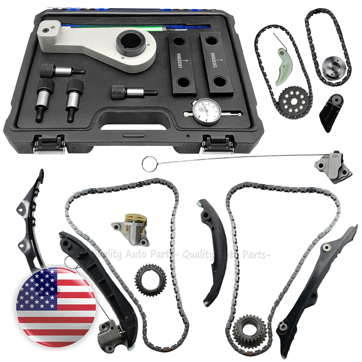 Timing Chain Kit Crankshaft Locking Tool Fit Maserati Ghibli S Levante S 3.0L
