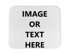 BLANK MOUSE PAD FOR HEAT PRESS OR SUBLIMATION ROUND, RADIUS CONERS 