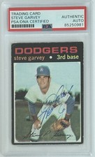 1971 71 Topps Steve Garvey Signed RC Rookie Card PSA DNA Certified Autograph HOF