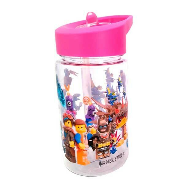 Lego Water Bottles Pink