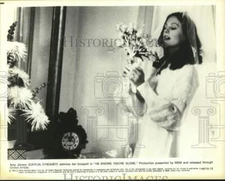 1980 Press Photo Actress Caitlin O'Heaney in "He Knows You're Alone" Movie