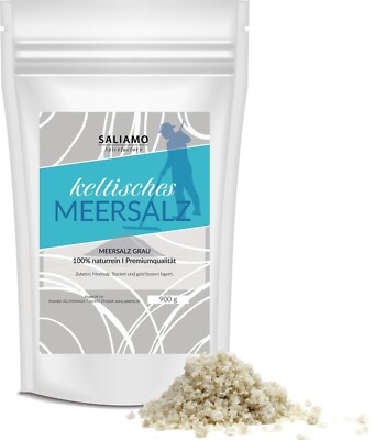 Saliamo | 900g graues Keltisches Meersalz | handgeschöpft | aus Frankreich
