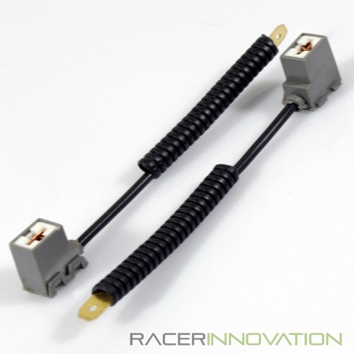 2 x H1 Ceramic Headlights 2 Way Wiring Extention/Adapters/Connector/Plug/Harness - Picture 1 of 5