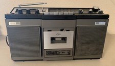 Realistic SCR-1 Portable Stereo Boombox Ghettoblaster Parts Or Repair As Is