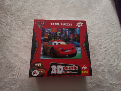 Disney Pixar Cars 2, Lightning Mc Queen 3D Puzzle Visual Echo 64 Teile Alter 4+