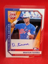 2021 Panini Elite Extra Edition Braylin Tavera #214 Autograph