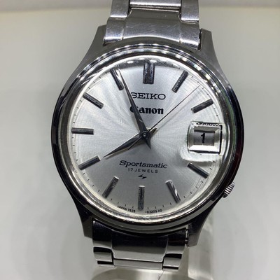 Seiko Sportmatic 7625-8293 Vintage Canon 17 Jewels Date Automatic