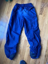 Columbia Men's Lightweight NAVY Lined Rainpants / Shell Large