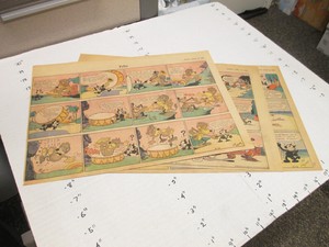 newspaper-comic-strip-1932-FELIX-THE-CAT-3-Sunday-3-13-4-17-6-12-Pat-Sullivan