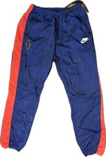 Nike Vintage 90's NSW Track Pants Woven Men's Size Med Rare Block Swoosh