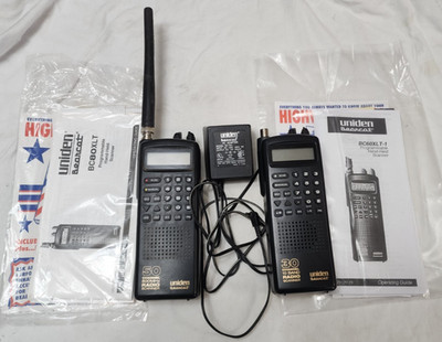 Uniden Bearcat 30 & 50 Scanners BC80XLT & BC60XLT-1  Radio Police Fire Weather