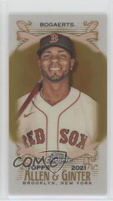 2021 Topps Allen & Ginter Chrome Mini Gold Refractor 2/50 Xander Bogaerts 0g27