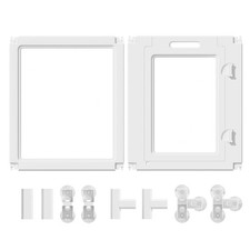 Clear Acrylic Dog Playpen Indoor, 30" H, 1 Gates  1 Panels