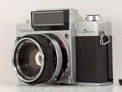 [As-is For parts] Topcon Wink S Mirror Camera + UV Topcor 53mm f/2 Lens JAPAN