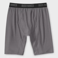 Men's Buck Naked Extra Long Boxer Briefs
