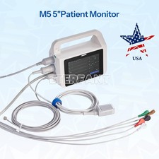 5 inch Touch Screen Multi-parameter Patient Monitor ECG RESP TEMP NIBP SPO2 PR