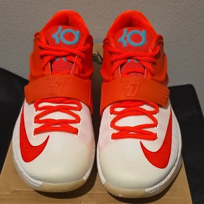 Nike KD 7 Xmas Egg Nog Bright Crimson/Ivory Christmas 707560-613/2014 M10.5 New!