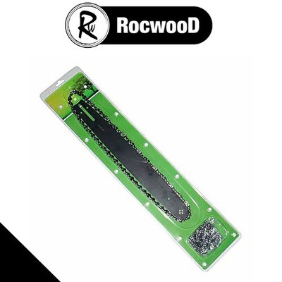 12 Zoll Führungsschiene & 2 Ketten RocwooD passend für Dolmar Echo Husqvarna 23 36 41 136 141