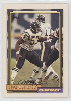 1992 Topps Courtney Hall #321 0b5