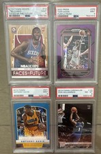 Lot (4) PSA Graded Rookie Cards Anthony Davis Joel Embiid Zion W.  Tari Eason