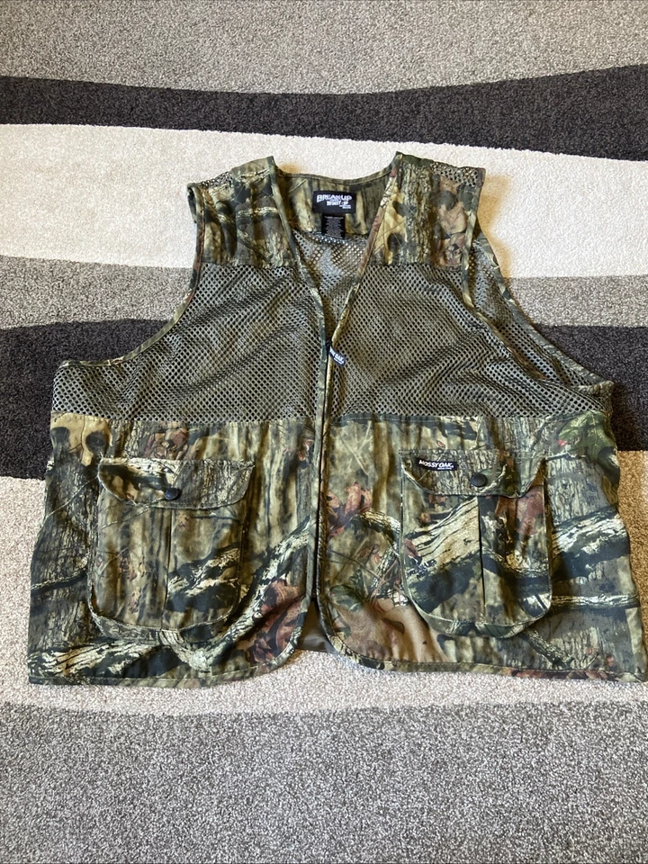 Mossy Oak Break-Up Infinity Vest Mens XL/2XL Camo Mesh Shooting Outdoor - Image 3 of 4
